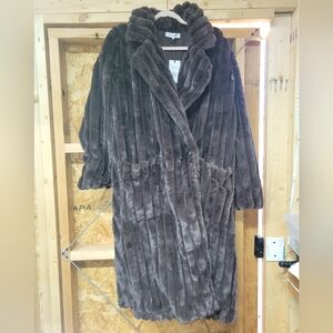 WeWoreWhat Brown Teddy Jacket